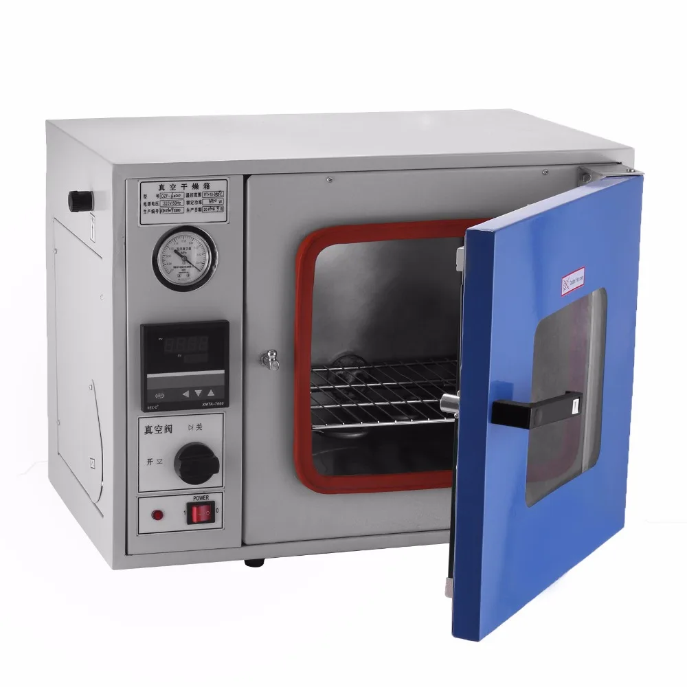 

Вакуумная печь 0,9 Cu Ft 23L, сушильная печь с 9 до 480 дегазацией, вакуумный уровень 133 па (1 мм рт. Ст.), сушильная Стерильная печь