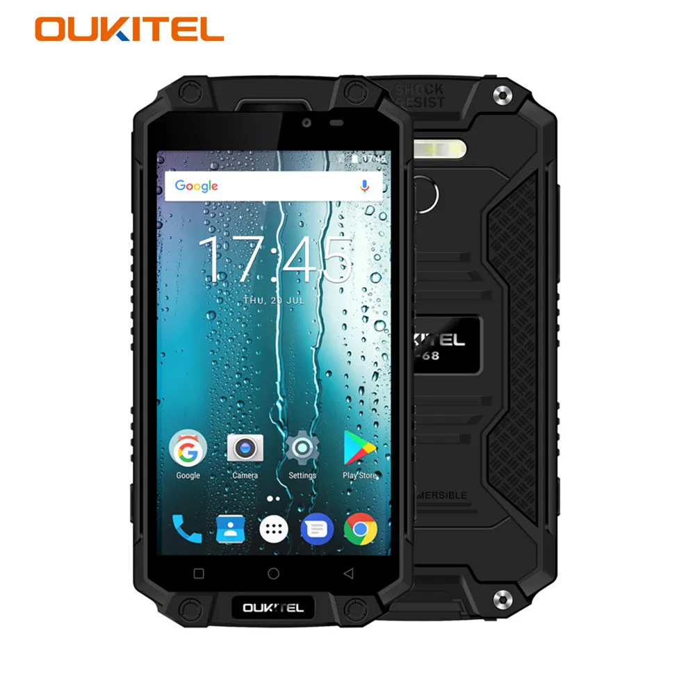 24 часа) Oukitel K10000 Max 10000mAH IP68 Водонепроницаемый 3GB+ 32GB 5," Android 7,0 Восьмиядерный открытый мобильный телефон - Цвет: Черный