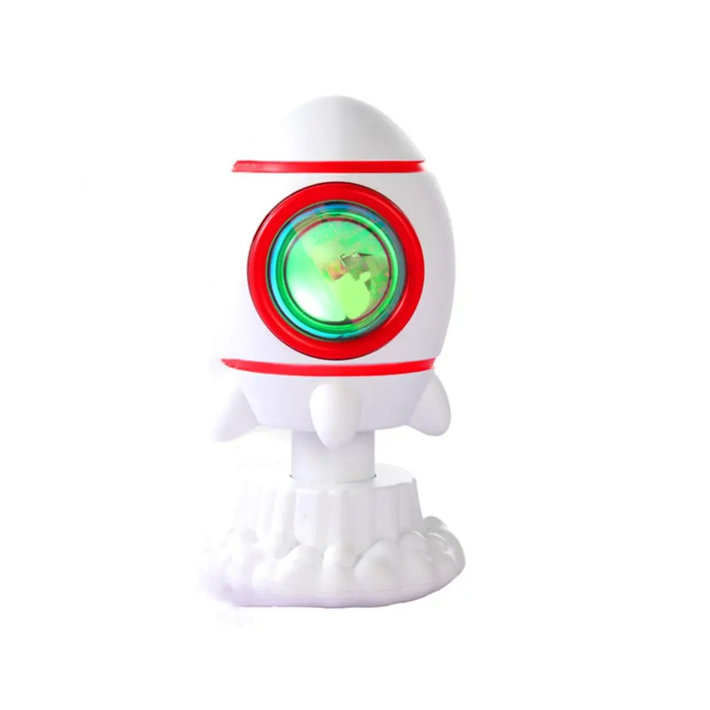 

Sunset Projection Lamp Rocket Shape USB Charging Colorful Color Changing Atmosphere Night Light For Photography Background