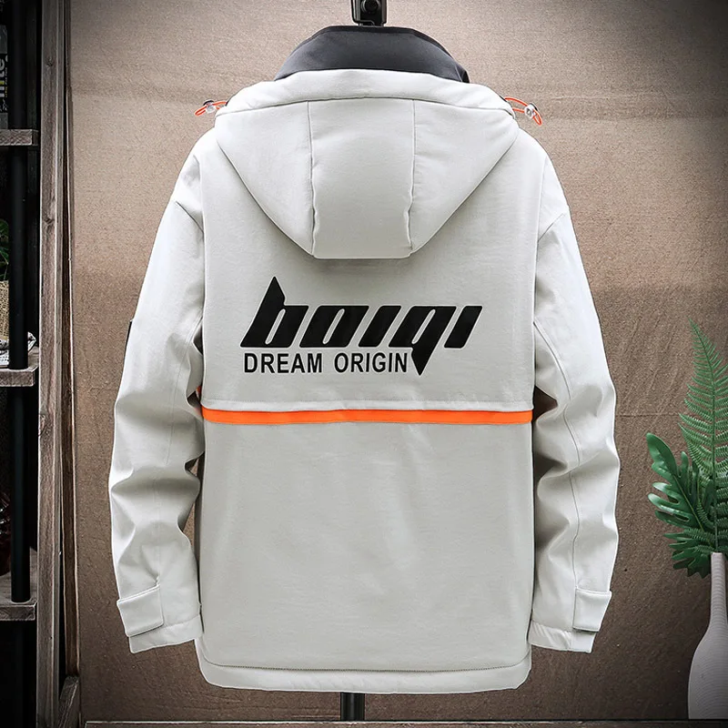 

Hot Sale Cotton-padded Jacket Men's Winter Jacket Kpop Fashion Trend Of Autumn Winter Short Padded Jacket Boy's Down Jacket