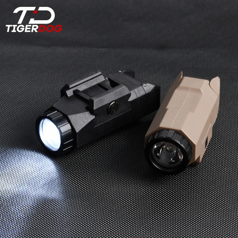 Luz de pistola táctica APL WML-G2, linterna LED estroboscópica de 400 lúmenes, APL, compatible con carril de 20mm, WML, luz de caza y explorador