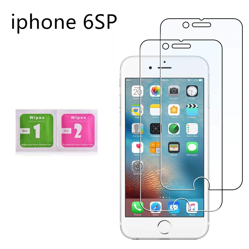 Идеальное качество премиум класса закаленное Стекло на Apple iPhone 6S плюс Экран