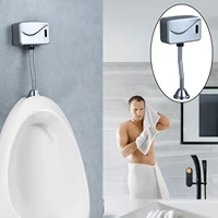touchless urinal flush valve toilet wall mounted automatic sensor urinal valve water saving for men hotel bathroom hose control
