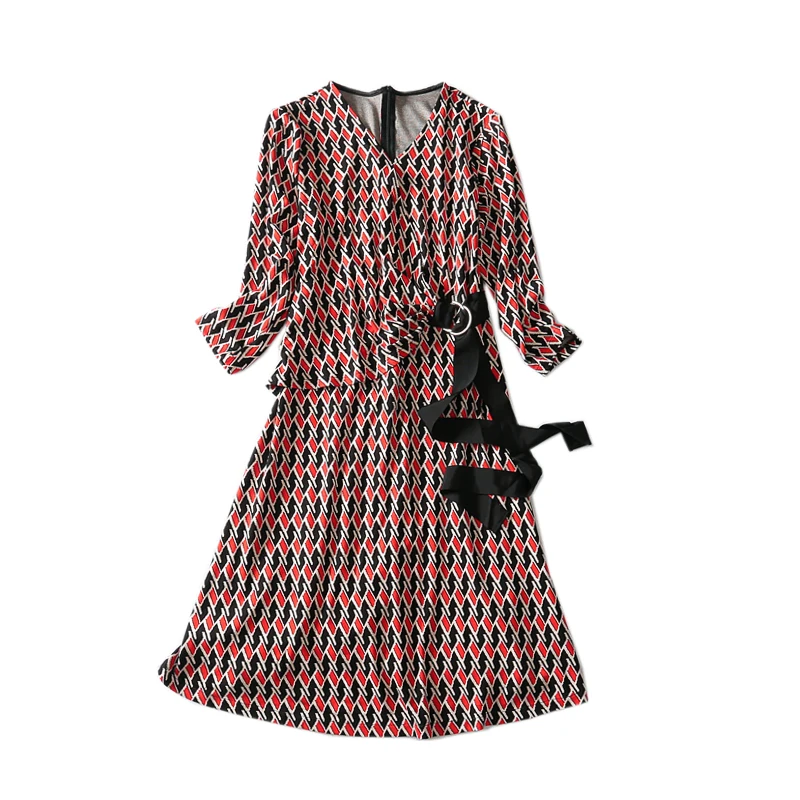 2019 осенний Новый продукт Талия галстук Щепка плиссированные алмазные оранжевые