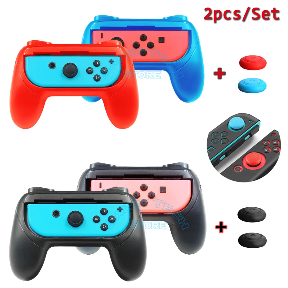 

For Nintend Switch Joy-Con Controller Comfort Grip Steering Wheel Kit NS Handle Bracket Holder for Nintendo Switch Games