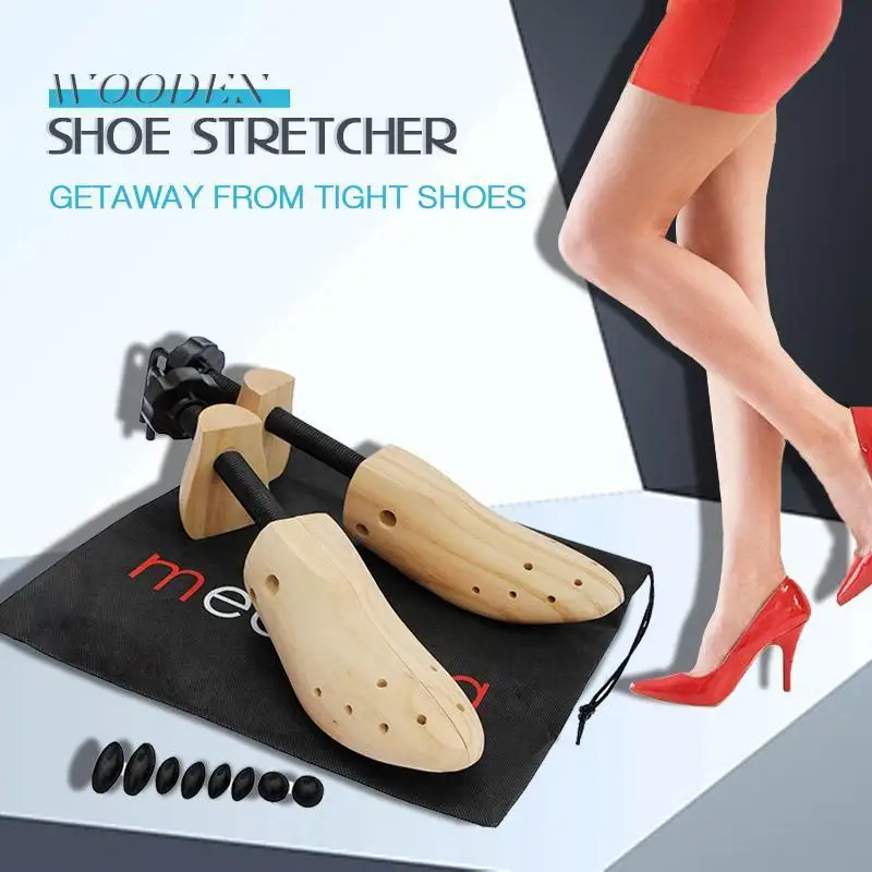 

Wooden Shoe Tree Women's Shoes Universal Men's Expands Accessories ,Wood Adjustable Flats Pumps Boots Expander Trees Size S/M/L