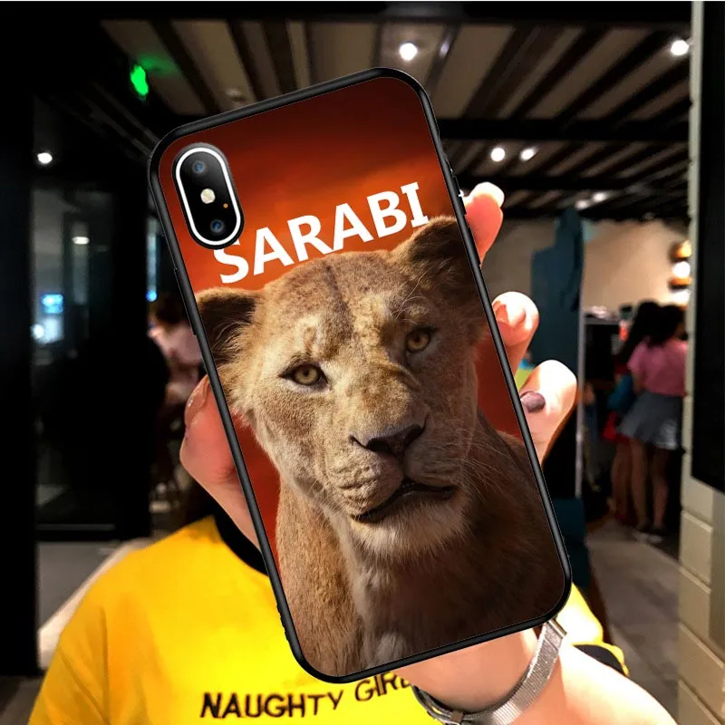 Король Лев nala Simba timon мягкий силиконовый черный чехол для телефона чехол для iPhone 5 5S SE 6 6s Plus 7 8 plus X Xs XR max Coque - Цвет: TPU