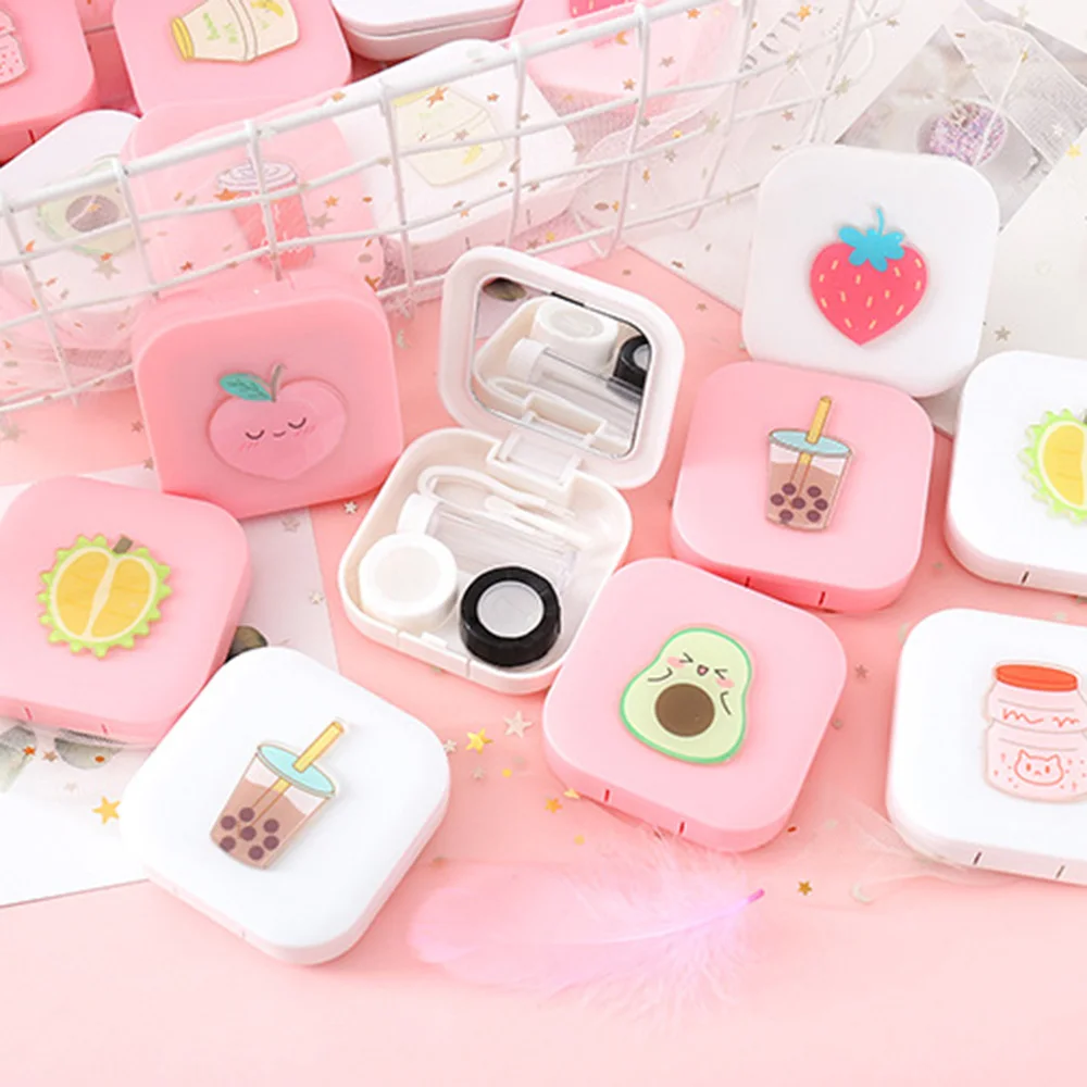 Новинка чехол для контактных линз портативная фотолинза футляр женских и очков