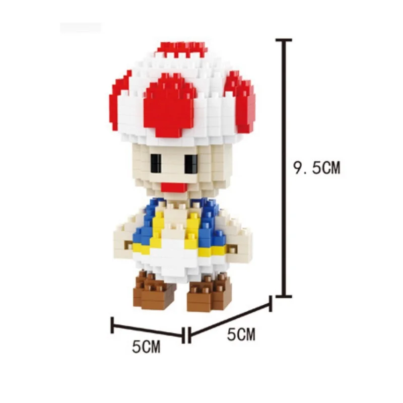 Мини кубики Balody милая маленькая модель Марио Строительные кирпичи игрушки