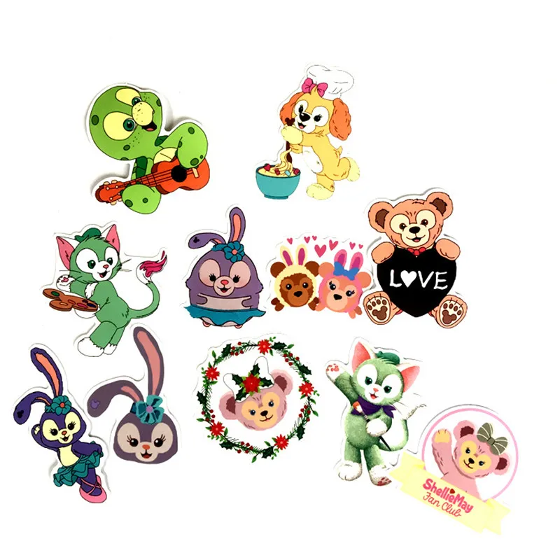 30 штук симпатичных Даффи медведь чемодан граффити с скейтборд шлем мобильный