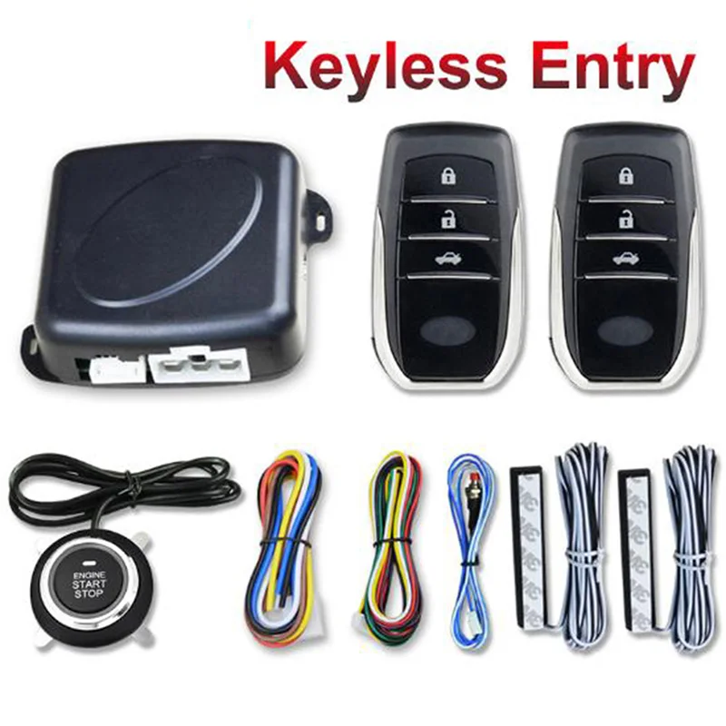 Car PKE Keyless Entry Engine Start Stop Auto Remote Push Button Alarm System | Автомобили и мотоциклы