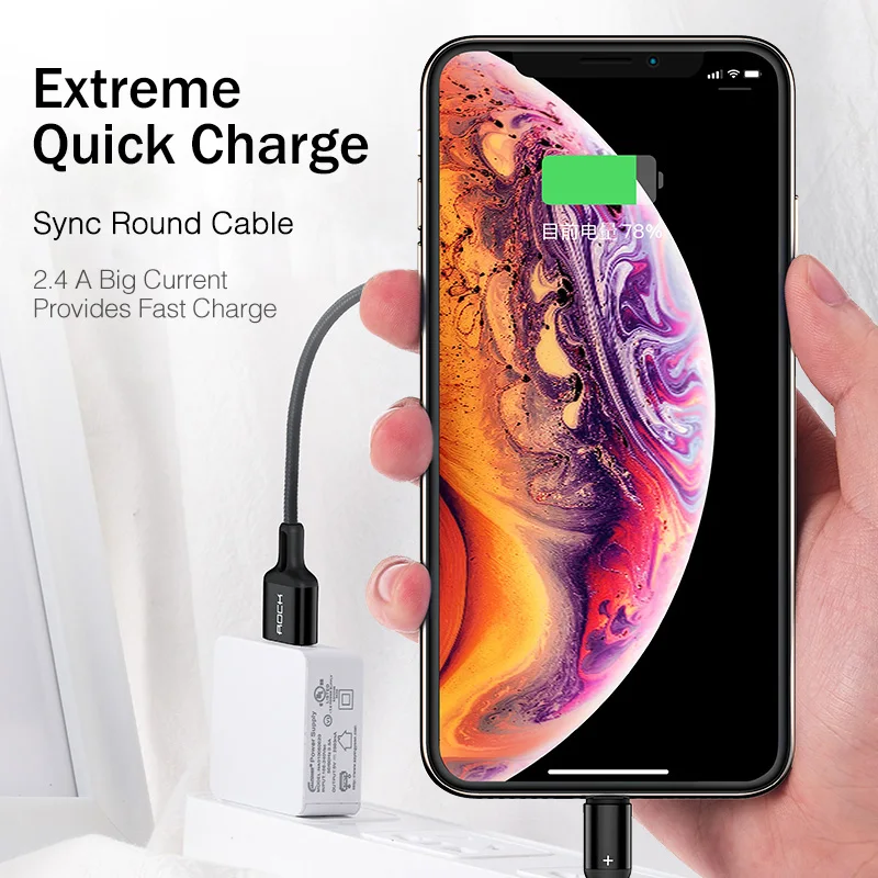 USB кабель для быстрой зарядки 2.4A iPhone 11 XR XS Max 8 7 6 6S 5 iPad мобильный телефон и передачи