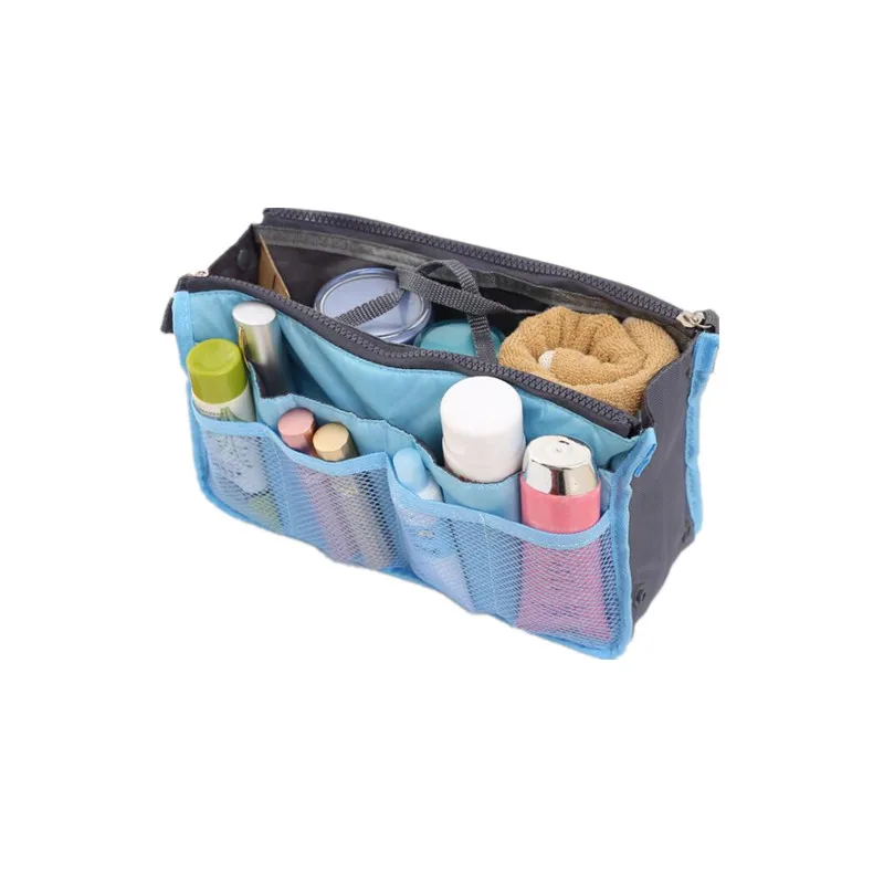 Двухслойный органайзер для путешествий мытья вещей косметичка хранения