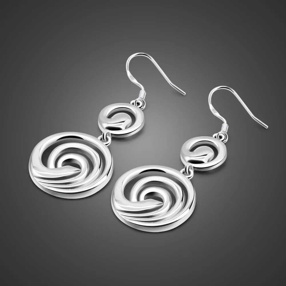 Женские серьги из серебра 925 пробы с подвеской|Серьги-подвески| |