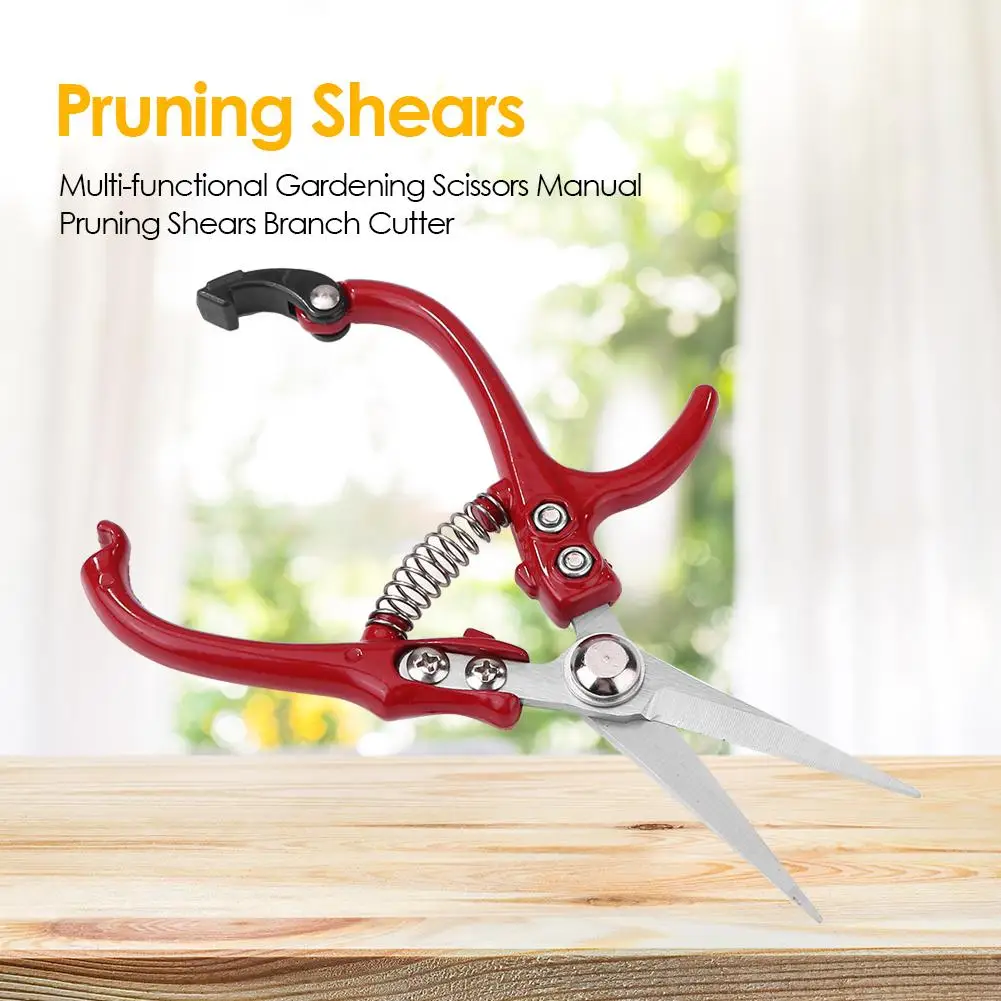 

Stainless Steel Garden Pruning Shears Fruit Picking Scissors Household Potted Trim Weed Branches Small Scissors Gardening Tools
