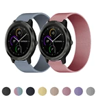 Браслет из нержавеющей стали с магнитной застежкой для Garmin Vivoactive 3 4 CAME SQ Forerunner 245645 Vivomove HR band 20 мм 22 мм