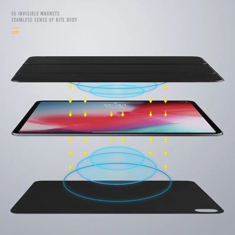 WIWU новейший чехол из искусственной кожи для iPad Pro 11 дюймов 2020 2018 смарт Фолио