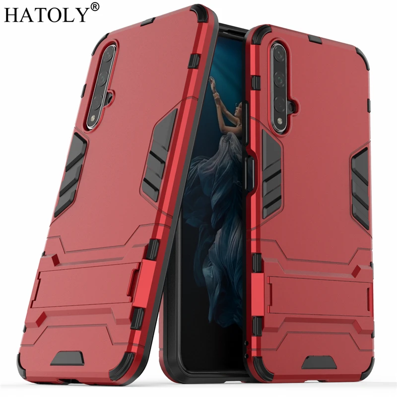 for armor case huawei nova 5t cases huawei nova 5t 6 7 8 se pro shockproof robot silicone hard back phone cover huawei nova 5t free global shipping