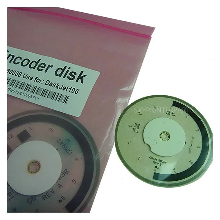 

C6436-80038 Free shipping compatible new Encoder disk assembly for InkJet 2600 Designjet 10 20 30 50 70 90 100 120 130