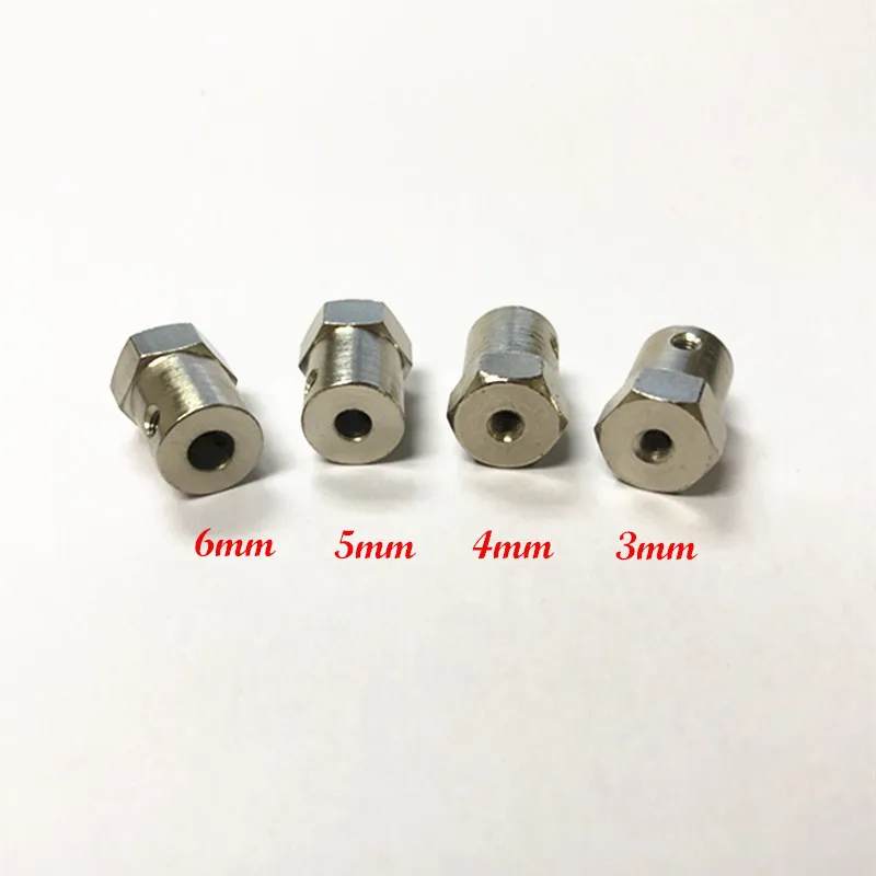 3/4/5/6 мм шестигранный Медь Гибкая соединительная муфта двигатель Соединительная