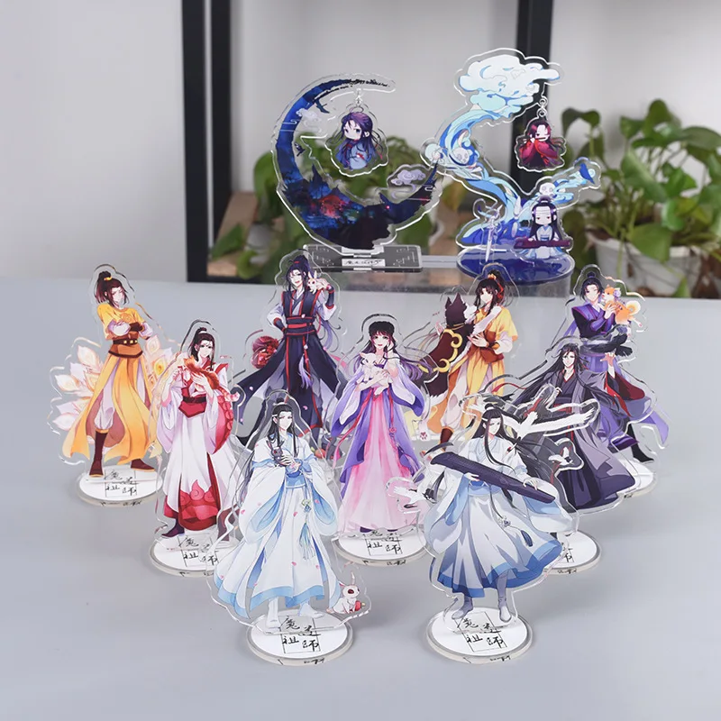 

Anime Mo Dao Zu Shi Acrylic Stand Model Toys Wei Wuxian Lan Wangji Jiang Cheng Jin Ling Action Figures Collection Cosplay Props