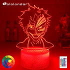 Маска из аниме Блич, светодиодные ночники с лицом для детей, украшение для спальни, ночсветильник, подарки для детей, украшение для кабинета, 3d ламсветильник