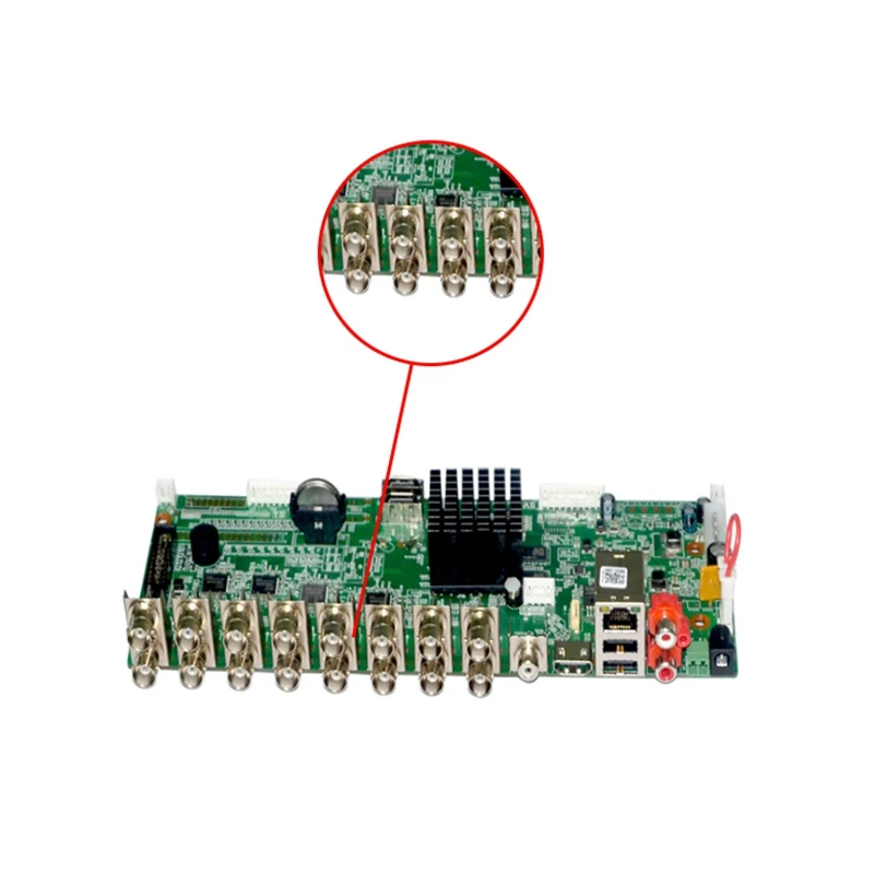 H.265 16Ch гибридный видеорегистратор камера видеонаблюдения 5 Мп NVR Onvif Coxial Control P2P