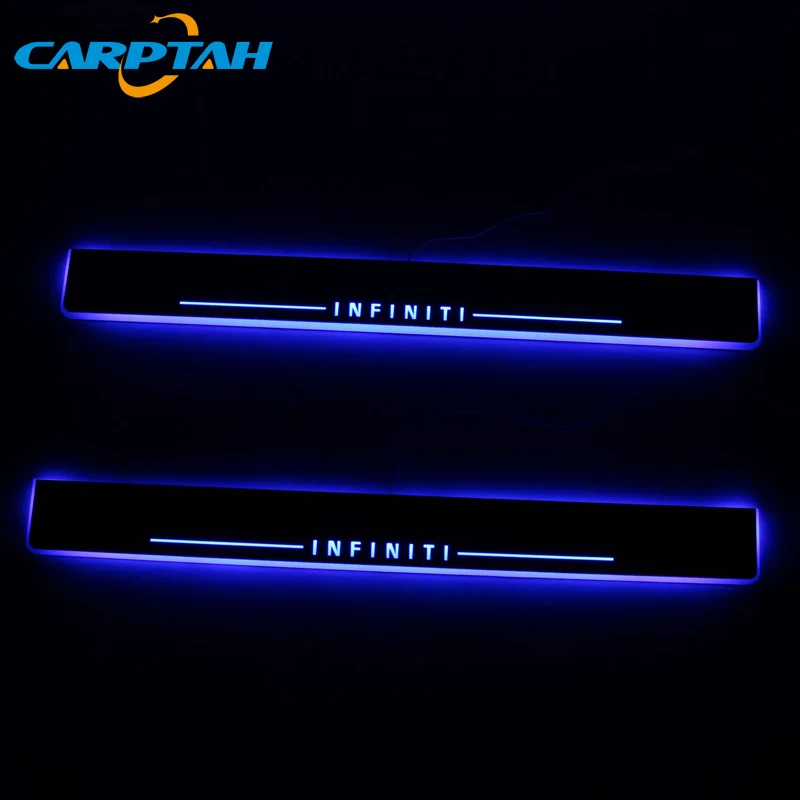 CARPTAH отделкой педаль автомобиля внешние Запчасти светодиодный порога Накладка