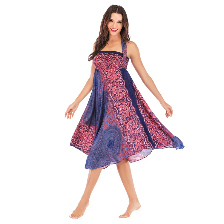 Женская пляжная юбка для танца живота повседневная в европейском и тайском стиле