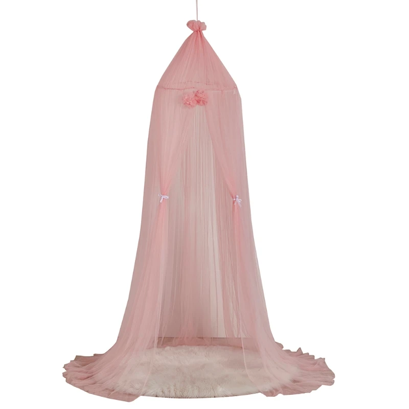 

40JC Baby Mesh Yarn Bed Canopy Crib Mosquitoes Net Curtain Dome Hanging Tent Kids Room Decoration