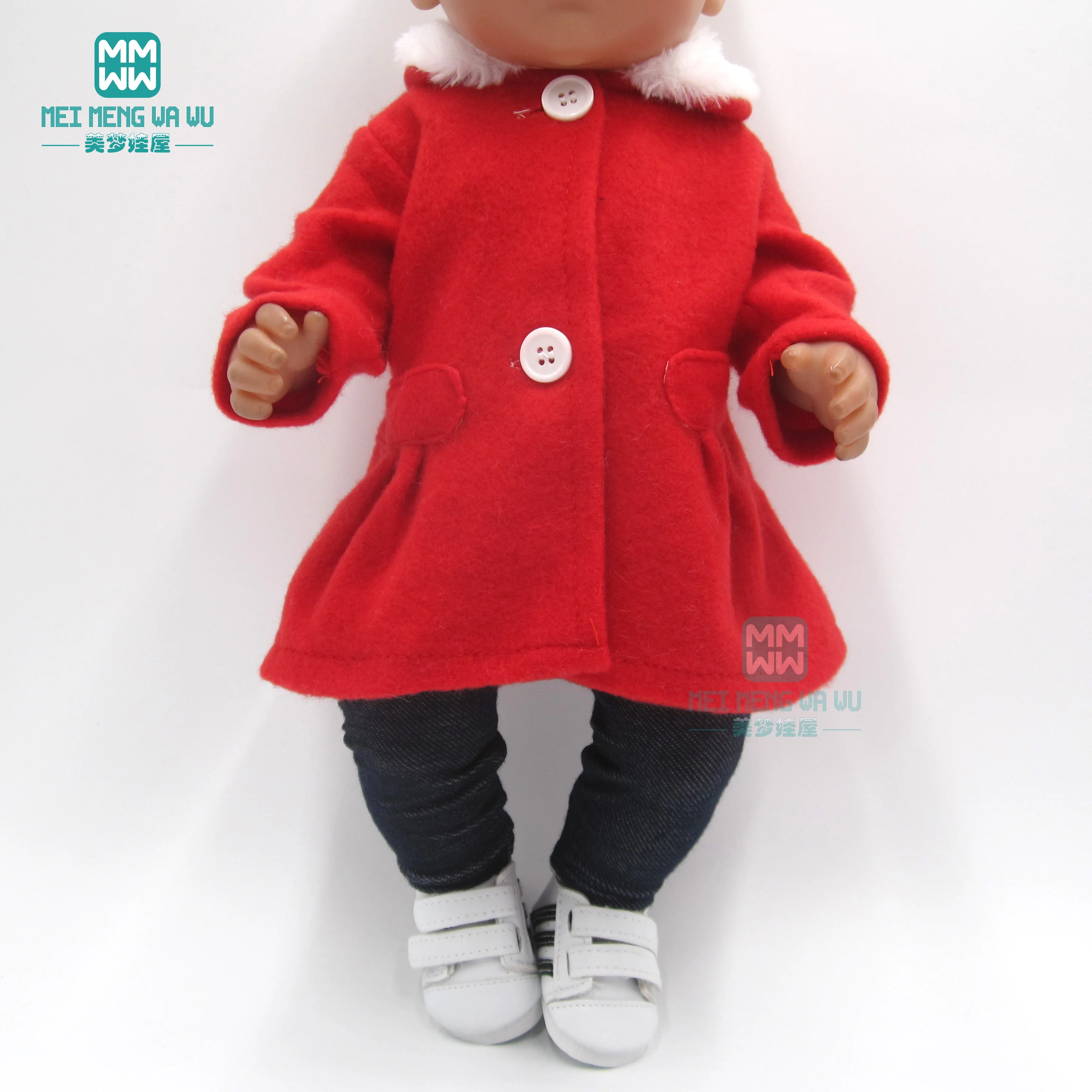 Одежда для кукол 43 см футболка с цветком новорожденных повседневный комбинезон |