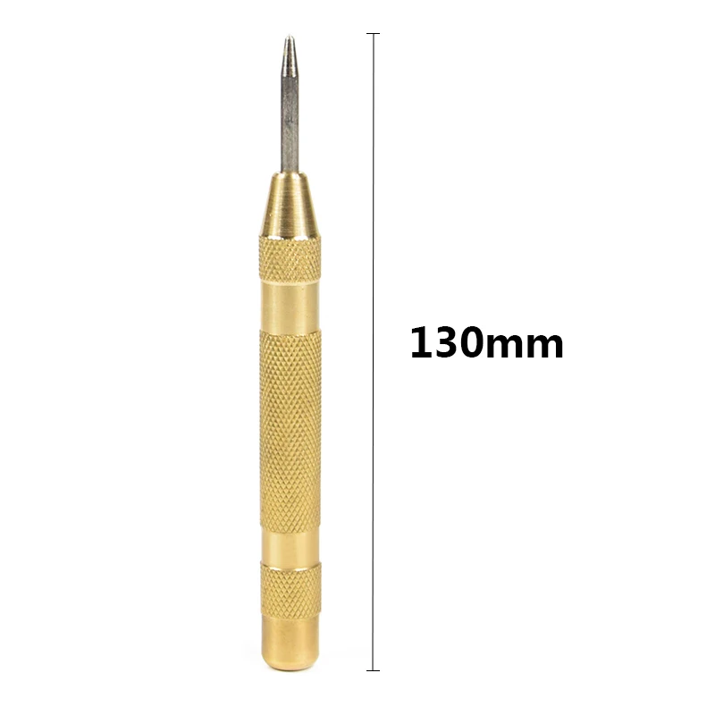 Center Punch 130mm Метрические спиральные флейта пагода Форма дыра резак 4-12/20/32mm HSS Сталь конус сверла по металлу комплект ступенчатая Буровая головка бура с Кернер древесины фрезы - Цвет: Center Punch 130mm