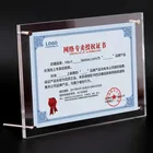 Акриловая фоторамка 5 Дюймов 165x129 мм, рекламное оборудование, Европейское креативное домашнее настольное украшение, прозрачная кристальная рамка для фотографий