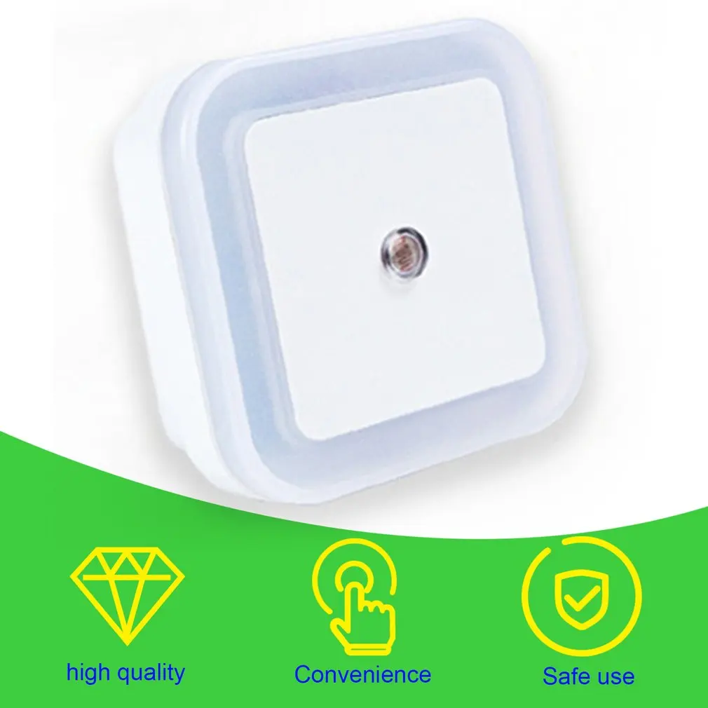 

LED Night Light Mini Light Sensor Control 220V EU US Plug Energy Saving Induction Lamp For Living Living Room Bedroom Lighting