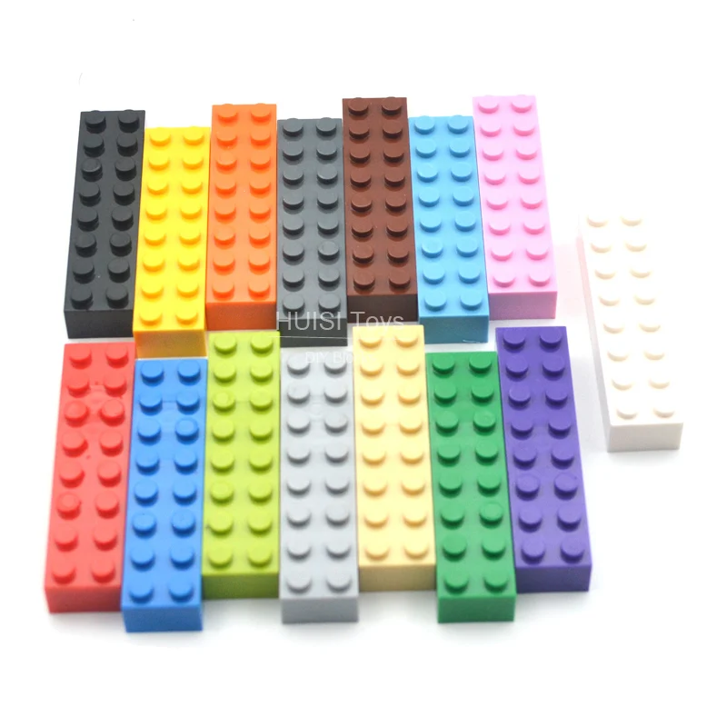 Набор детских пластиковых строительных блоков развивающие игрушки детали