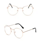 Женские винтажные круглые очки для чтения с прозрачными линзами, модные круглые пресбиопические очки, мужские очки для близорукости, оправа