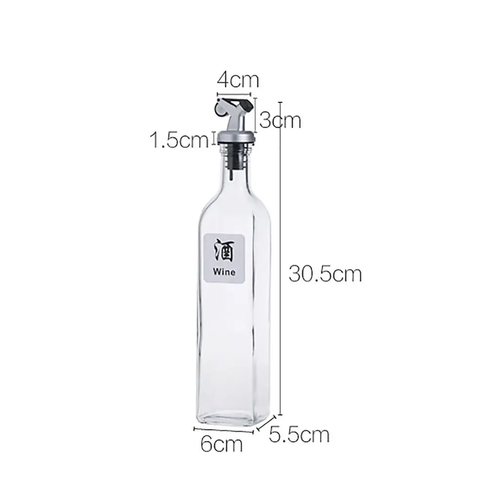 Автоматическая открывающаяся и закрывающая Стеклянная емкость для масла