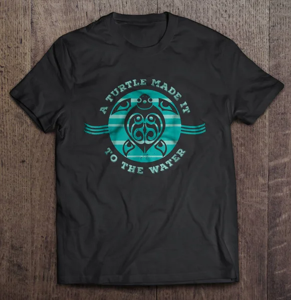 

A Turtle Made It To The Water - T-shirts