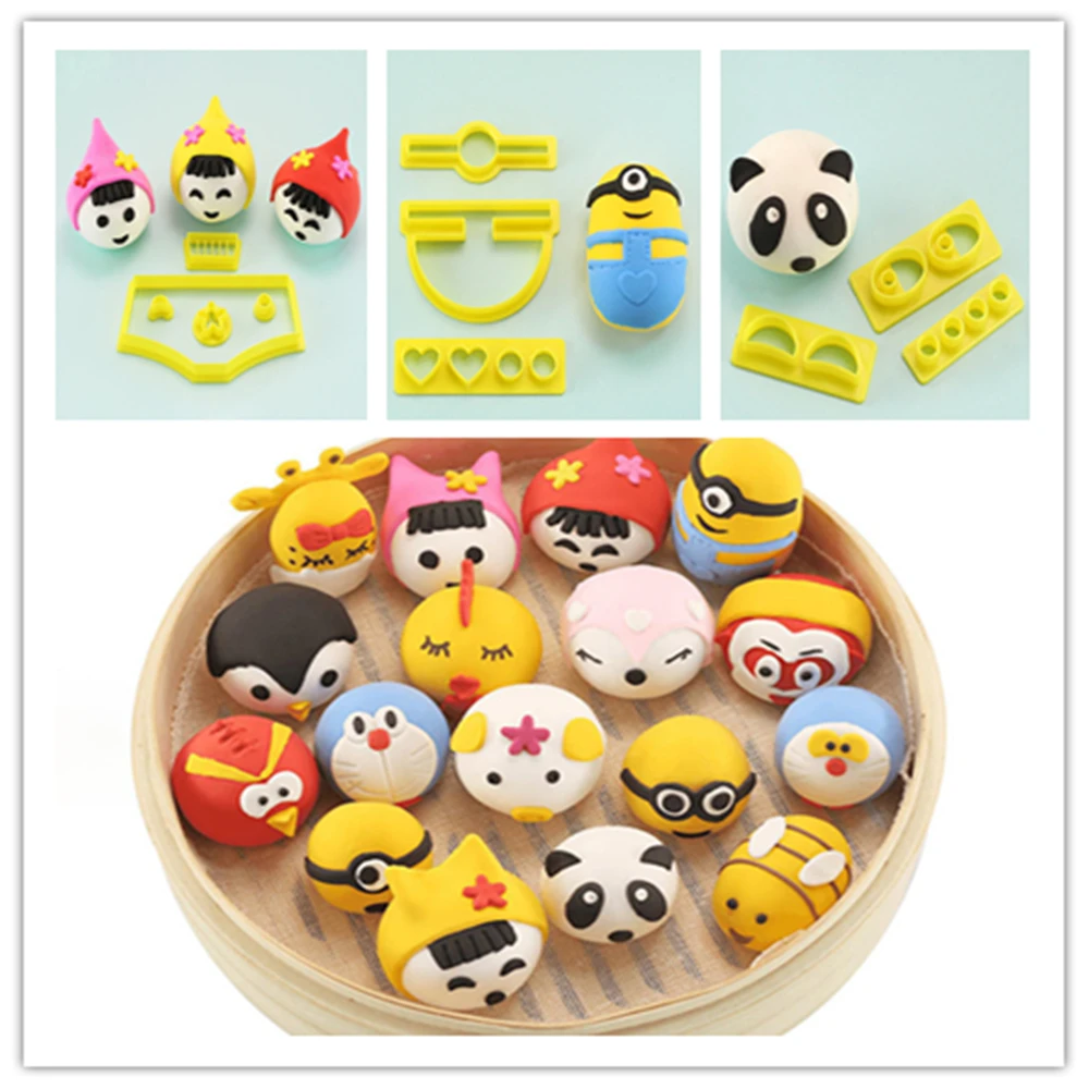 

Mini Cartoon Animal Shapes Pastry Mold Set Cake Dessert Bakeware Diy Craft Decoration Party Supplies Kitchen Baking Accessories