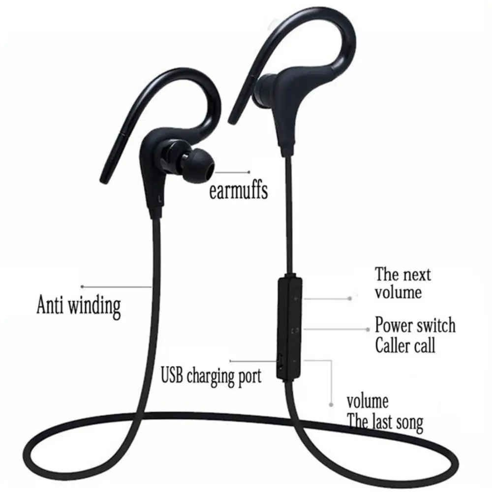 Bluetooth-наушники Беспроводные наушники Спортивные новые стильные