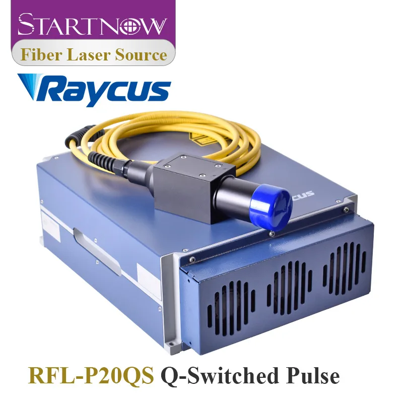 Raycus 20W 30W 50W Q switched Pulse 1064nm волоконный лазерный источник для YAG лазерной маркировки