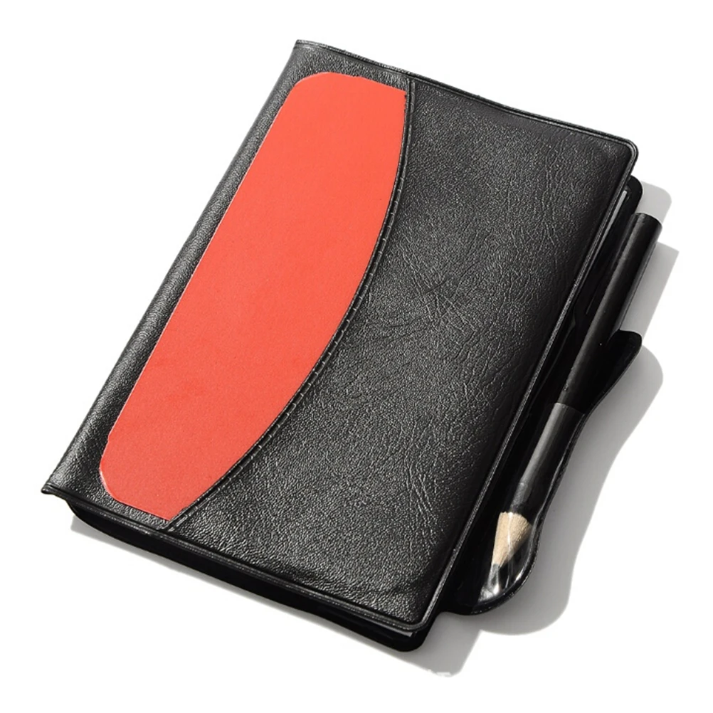 

1SET Football Referee Penalty Red Yellow Cards Judge Soccer Notebook Football Supplies Wallet Pencil