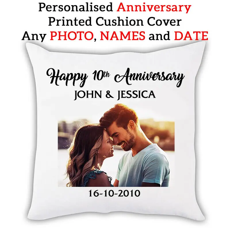 

FFO Custom Pillow Cover Personalised Photo Pillowcase Cushion Case Home Decorative Square Printing Sofa Cushions 45*45CM