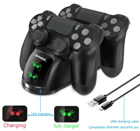 Быстрая зарядка PS4 док-станция двойной контроллер зарядное устройство зарядная станция геймпад подставка держатель база для SONY playstation 4 PS4/Pro/Slim