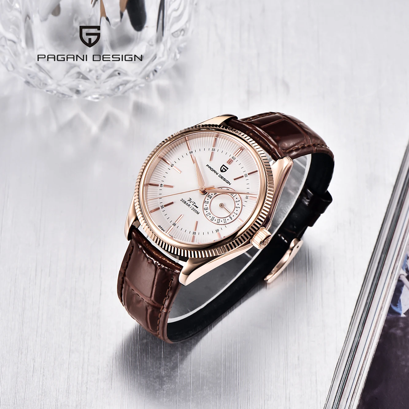 Pagani Design 2021 New Simple Men's Fashion Quartz Watches Stainless Steel Sapphire Glass Waterproof Luminous Watch Reloj Hombre