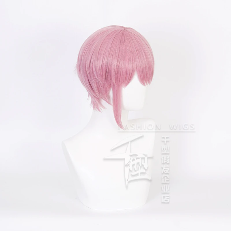 Парик для косплея ичика Накано из аниме квинтуплет розовых коротких