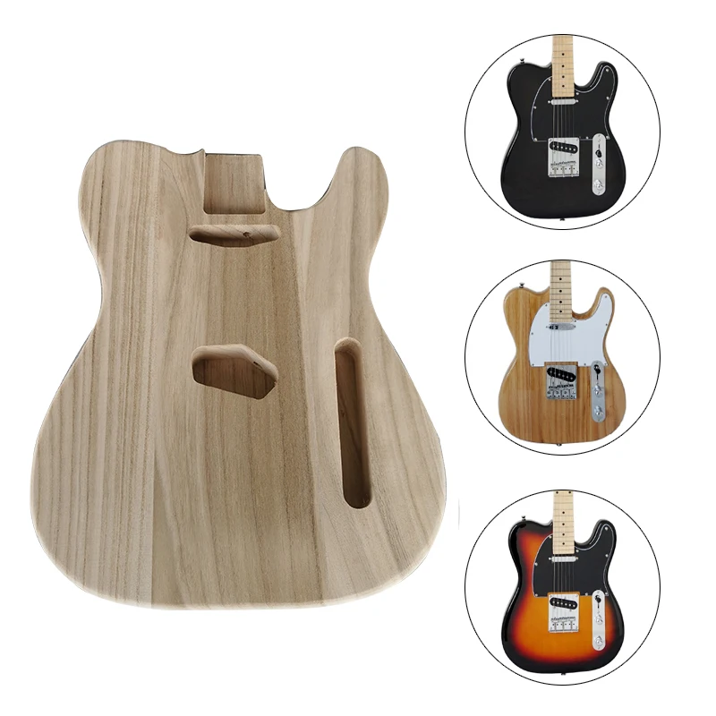 unfinished diy st tl e gitarre solide körper gitarre barrel ersatz teile für strato tele stil elektrische gitarren free global shipping