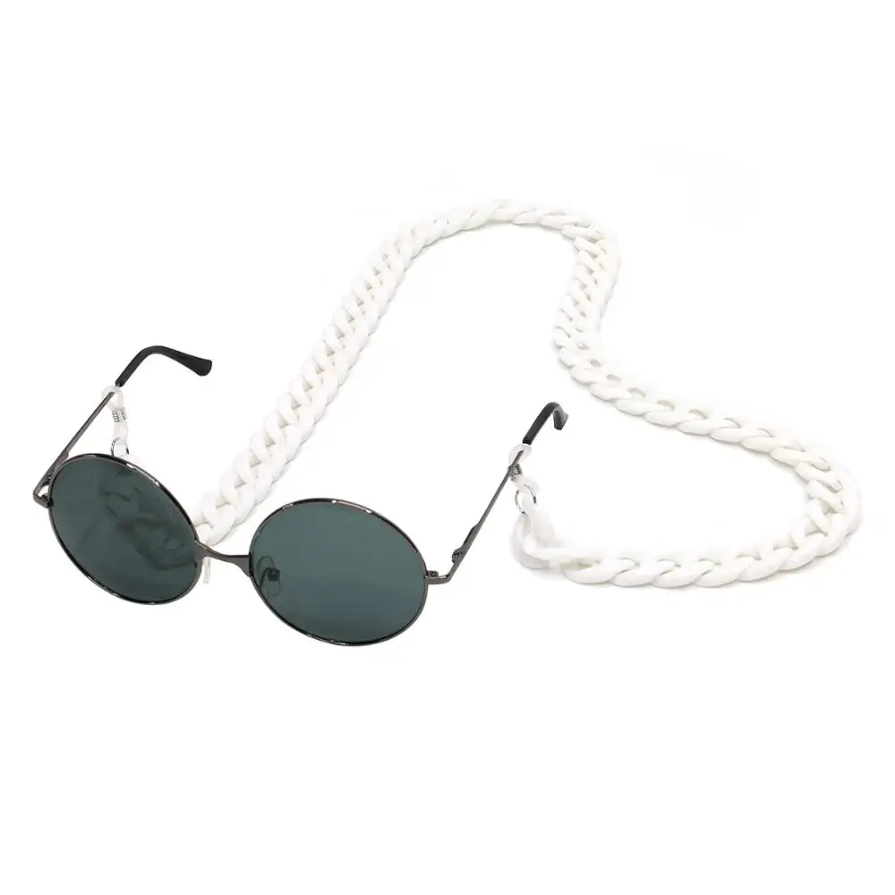 

Multi-color Fashion Wide Glasses Chain Women Acrylic Anti-slip Reading Eyeglasses Accessories Landyard Holder Neck Strap Rope
