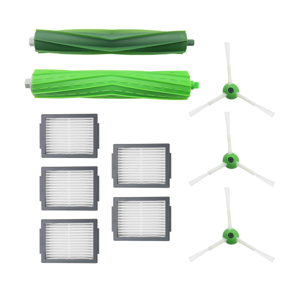 

3*Hepa Filter + 4*Side Brush +2* Brush Roll for iRobot Roomba i7 E5 E6 I Series Robot Vacuum Cleaner Replacement Spare Parts