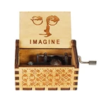 Новая резьба по деревуВинни-Пух, Музыкальная шкатулка с ручным приводом, подарок на РождествоДень рождения